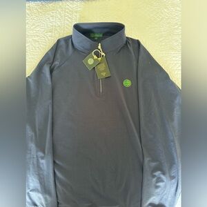 NWT Authentic, Masters Golf Berkman’s Place quarter zip pullover Size M